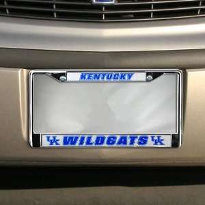  Kentucky Wildcats Chrome License Plate Frame  Automotive