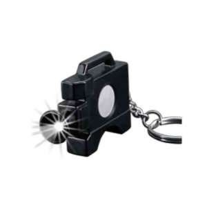  LogoLights (TM)   Video camera shape, flashlight key ring 