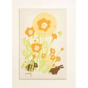  Meadow Stretched Organic Cotton Wall Print