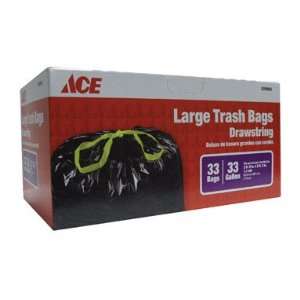 Ace 33gal Large Trash Bags with Drawstring 6 Pack  Kitchen 