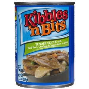 Kibbles n Bits Tender Slices   Beef, Chicken & Vegetable   24 x 13.2 