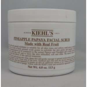  Kiehl Pineapple Papaya Facial Scrub 4 Oz / 113 G Beauty