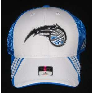  Orlando Magic NBA Adidas OSFA White & Blue Mesh Back Hat 