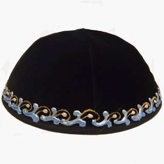  Kippah Velvet   Handpainted 15