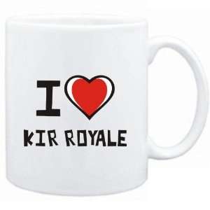  Mug White I love Kir Royale  Drinks