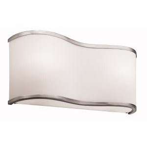 By Kichler Lighting Kivik Collection Brushed Nickel Finish Wall Sconce 