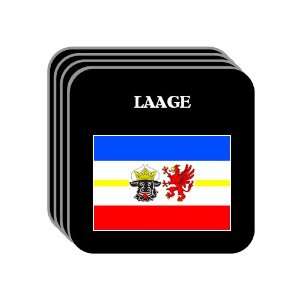   Pomerania)   LAAGE Set of 4 Mini Mousepad Coasters 