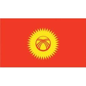  KYRGYZSTAN FLAG