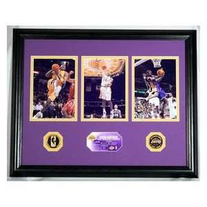  Kobe Bryant Trio Photomint w/24KT Gold Coins Sports 