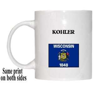    US State Flag   KOHLER, Wisconsin (WI) Mug 