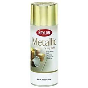   Aerosol Can Bright Gold Acrylic Enamel KRYLON 5 BALL Paint, Pack of 6