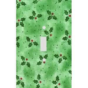 Festive Holly Decorative Switchplate Cover