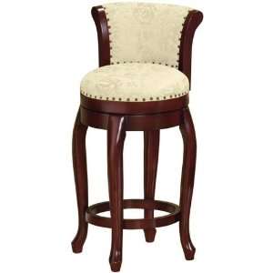  Delmar Toulouse Swivel Counter Stool With Back