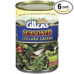 Allens Collard Green, 14 Ounce (Pack of 6)  Grocery 