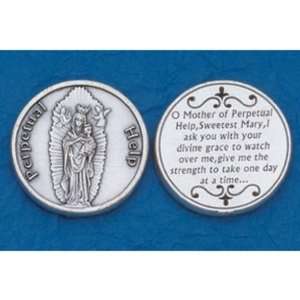  25 Lady of Perpetual Help Prayer Coins Jewelry