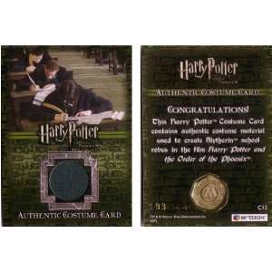  Slytherin #/560 Costume Card C13   Harry Potter Order 