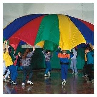 Cintz 20 Multicolored Play Parachute with 20 handles in a 