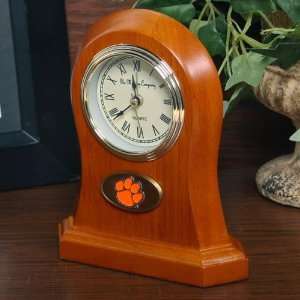  Clemson Tigers Wooden Desk Clock