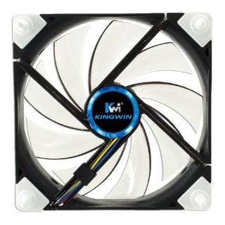   Silent Series 120 mm x 120 mm Case Fan with White LED Cooling   DB 125