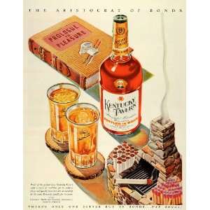  1945 Ad Glenmore Kentucky Tavern Bourbon Whiskey Culinary 