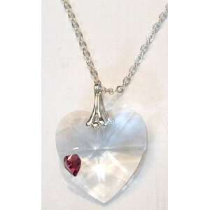 Swarovski Crystal Heart Necklace 