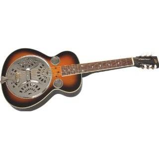   Triolian Biscuit Cone Resonator Guitar Natural Musical Instruments