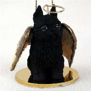 Brussels Griffon, Black Tiny Ones Angels (2 in)