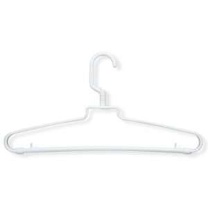    Can Do Hotel Style Plastic Hangers, 72 Pk   White