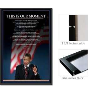  Framed Barack Obama Our Moment Poster Fr31705