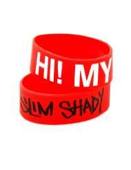 Eminem My Name Is Rubber Bracelet 2 Pack