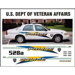   BOZO US DEPARTMENT OF VETERANS AFFAIRS POLICE DECALS