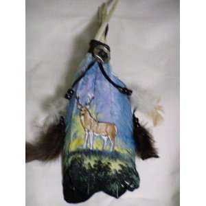 Native American Style Painted Feathers  Deer  Kitchen 