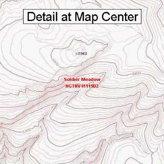   Map   Soldier Meadow, Nevada (Folded/Waterproof)