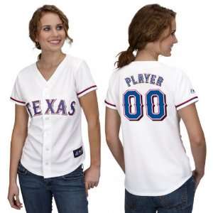  Texas Rangers Customized Womens Home Replica Baseball 