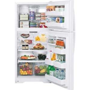  GE 20.0 Cu. Ft. White Top Freezer Refrigerator 