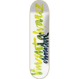  Chocolate Alvarez Water Colors Skateboard Deck   8.12 