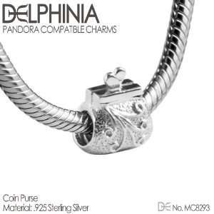  Delphinia .925 Sterling Silver Coin Clutch Purse Pandora 
