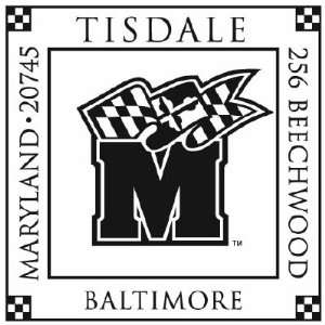  Maryland M Square Stamp Collegiate Snap Stamp 