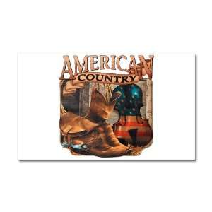  Car Magnet 20 x 12 American Country Boots And Fiddle 