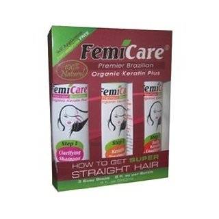    Femicare Brazilian Organic Keratin Straight Hair Treatment Beauty