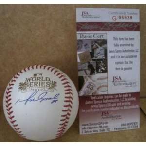  Mike Napoli Signed Ball   Official W s W jsa   Autographed 