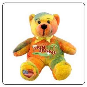  Palm Spings Symbolz Plush Multicolor Bear Stuffed Animal 