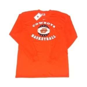   Oklahoma State Cowboys Nike Orange LS T Shirt (M)