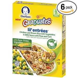 Gerber Graduates Lil Entrees Chicken and Brown Rice Barbecue, 6.6 