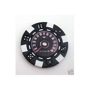   Ford Mustang Speedometer Las Vegas Casino Poker Chip 