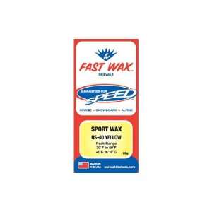  Fast Wax HS 40 Yellow Sport Wax 80g Health & Personal 