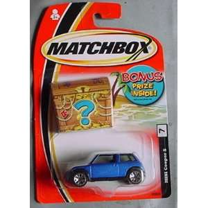    Matchbox Mini Cooper S #7 BLUE Bonus Prize Included Toys & Games