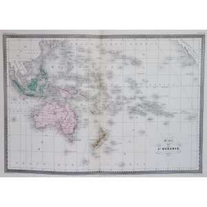  Huot Map of Oceania (1867)
