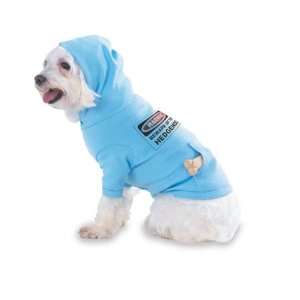 BEWARE OF THE HEDGEHOG Hooded (Hoody) T Shirt with pocket for your Dog 