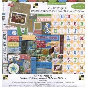   Die Cuts with a View   12 x 12 Page Kit   High School